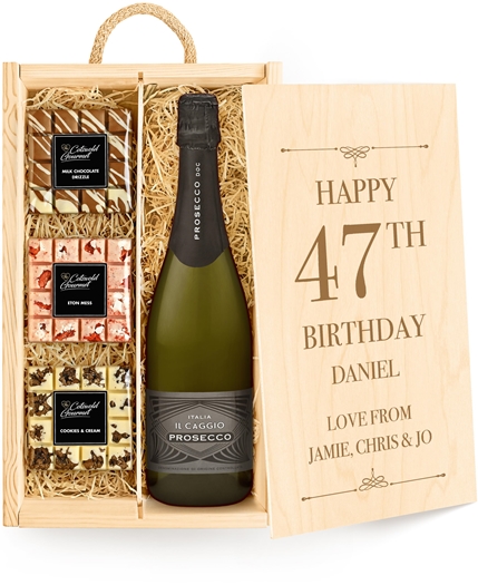 Birthday Personalised Chocolate Tasting Experience With Prosecco